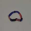 American Flag Dog Collar and Leash Set | Patriotic USA Matching Puppy Leash and Collars for 4th of July | Red White and Blue Designer Pattern for Male or Female (Medium)