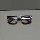 livho Oversized Eyewear Frame for Woman and Men - Rectangle Fashion Glasses for Computer, Chic Preppy Frame (*Coco Tortoise)