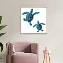 MOMDEDP Sea Turtle Animal Diamond Painting Kits for Adults Beginner,DIY Diamond Art Kits for Bigginers,Diamond Gem Art Crystal Rhinestones Painting Crafts Kits for Home Wall Decor 12 X 12Inch