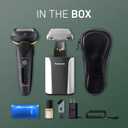 Panasonic Electric Razor for Men, Electric Shaver for Men, ARC5 with Premium Automatic Cleaning and Charging Station, Wet Dry Shaver, Cordless Razor, with Pop-Up Trimmer ES-LV97-K, Black