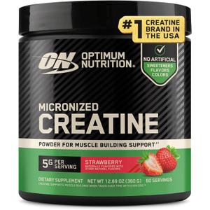 Optimum Nutrition Creatine Monohydrate Powder, Strawberry, 60 Servings (EXP 07/02/28)