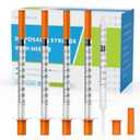 U-100 1cc with 30G 1/2 Inch Syringes, Individually Packed, Pack of 100