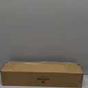 Black Curtain Rods 32 to 58 Inches (2.6-4.8ft), USFOOK 7/8 Inch Telescoping Splicing Drapery Rods for Windows 20 to 54 Inch, Decorative Translucent Finials