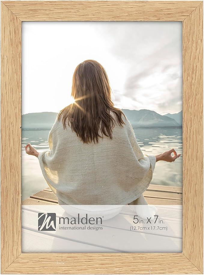 Malden International Designs 5x7 Natural Pine Concepts Picture Frame (2335-57)