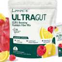 UltraGut GLP-1 Booster Fiber Mix Drink, Raspberry Lemonade, 30 Servings