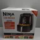 Ninja Air Fryer, Roast, Bake, Air Fry, Roast, Broil, Reheats, & Dehydrates, 4-in-1, Fries, Frozen Food, Veggies, and Juicy Meat, Less Oil, Easy Meals, Healthy Meals, Compact, 4 QT, Grey, AF101
