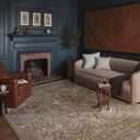 Loloi Magnolia Home by Joanna Gaines Junie Collection JUE-02 Moss/Natural 2'-0" x 3'-0", .38" Pile Height, Accent Rug