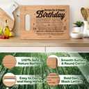 4 x Birthday Gifts for Women Men,Best Friend Birthday Gifts for Her Him,Year Old Birthday Gifts for Women Friendship,Birthday Gift Ideas for Dad Mom Sister Girls,Happy Birthday Decorations Cutting Board