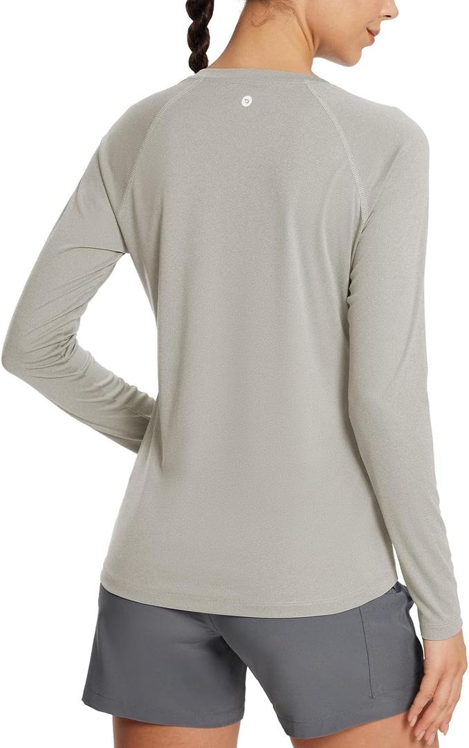 baleaf Women's Soft Athletic T-Shirt (Gray, XXL)