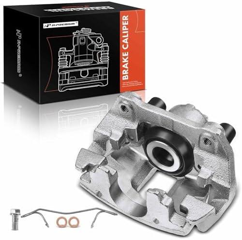 A-Premium Disc Brake Caliper Assembly with Bracket Compatible with Select Volvo Models - S60 2001-2009, XC70 2003-2007, S80 1999-2006, V70 2001-2007 - Rear Left Driver Side