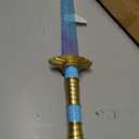 Costume Weapons Sword for Hunter Cosplay: Anime Merch - Outfit Accessories Prop 32" Long Gold