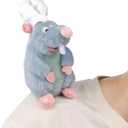 Rat Plush Toy Shoulder Riding Magnet Toy Remy Chef Pel 6 inch