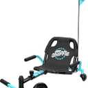 Crazy Cart Shuffle by Razor  Kid-Powered Drifting Go-Kart for Ages 4+, Crazy Cart Drift Bar Technology, Adjustable Frame with 5 Length Settings