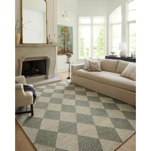Loloi Chris Loves Julia Francis Collection FRA-01 Spa/Granite 3'-6" x 5'-6" Accent Rug