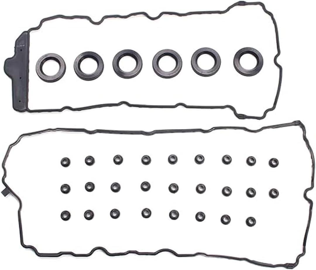 VS50808R Engine Valve Cover Gasket Set Fit for 2008-2016 Buick Enclave, Cadillac CTS XTS STS, Chevy Impala Traverse Equinox, GMC Acadia Terrain 3.0L 3.6L Replace#VS50502