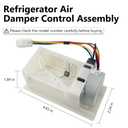 WPW10196393 Refrigerator Air Damper Control Assembly
Compatible with Whirlpool Refrigerator, Replaces W10196393 102692