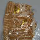 SIMISI RIBBON 24Pcs Camel Christmas Velvet Ribbon Bows Decorations Xmas Ornaments Vintage Decor for Tree, Wreath, Garland (3/8'' Width, 5 * 7 inch)