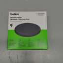 Belkin Wireless Charging Pad 15W - Qi Charger, Charging Station for Apple iPhone 17, iPhone 16/15/14 Series, AirPods, Samsung Galaxy S25, Galaxy S24, Pixel 10 - Power Supply and Cable Included - Black