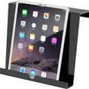 Treadmill Tablet Holder, Exercise Bike Reading Stand, Acrylic Book Holder, Black Acrylic Stand for Tablet, Magazines and Books8.5 x 9.5 x 2.8 Inches