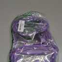 Purple Clear Lunch Bag for Women Tote bag with lunch compartment Double Plastic Tranaparent Lunchbox for Kids