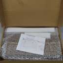 OurWarm Wall Mounted Key Holder/Hangers for Wall Decorative with 5 Key Hooks, Wooden Mail Rack Organizer with Shelf, Rustic Home Decor for Entryway Mudroom Hallway Office, Brown