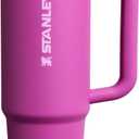 STANLEY Quencher ProTour Flip Straw Tumbler with Leakproof Lid 30 oz | Built-In Straw & Handle | Cupholder Compatible for Travel | Insulated Stainless Steel Cup | BPA-Free | Dark Blossom