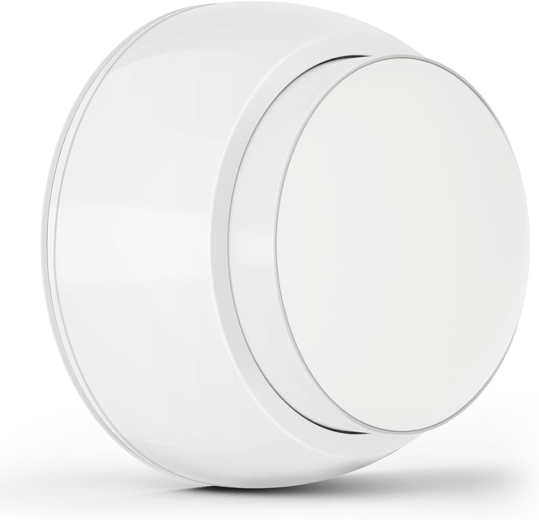 Door Stopper Wall Protector with Silicone Head, Aluminum Door Knob Wall Protector, Spring Shock Absorption Technology, 1.65" Door Stoppers for Wall, Adhesive Installation or with Screw, White