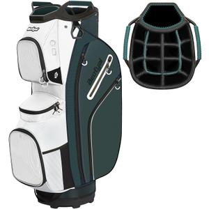 15 Way Golf Cart Bag with Organizer Top, Golf Club Cart Bag for Men