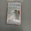 NuVein Sheer Compression Stockings, 15-20 mmHg Support, Women's Medium Denier Nylons, Knee High, Closed Toe, Pink, 2X-Large