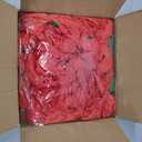 LELEE Rose Head Flowers with Stem - 108pcs Red Roses Artificial Flowers Bulk - Silk Rose Fake Flower for Wedding Bouquet Party Home Decor DIY Baby Shower Centerpieces Tables Decoration