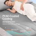Elegear Cooling Mattress Pad Twin, Upgraded Arc-Chill 3.0 + PCM Cooling, Stay Cool All Night, Breathable & Soft, Deep Pocket 18", Washable Mattress Protector for Hot Sleepers, Gray