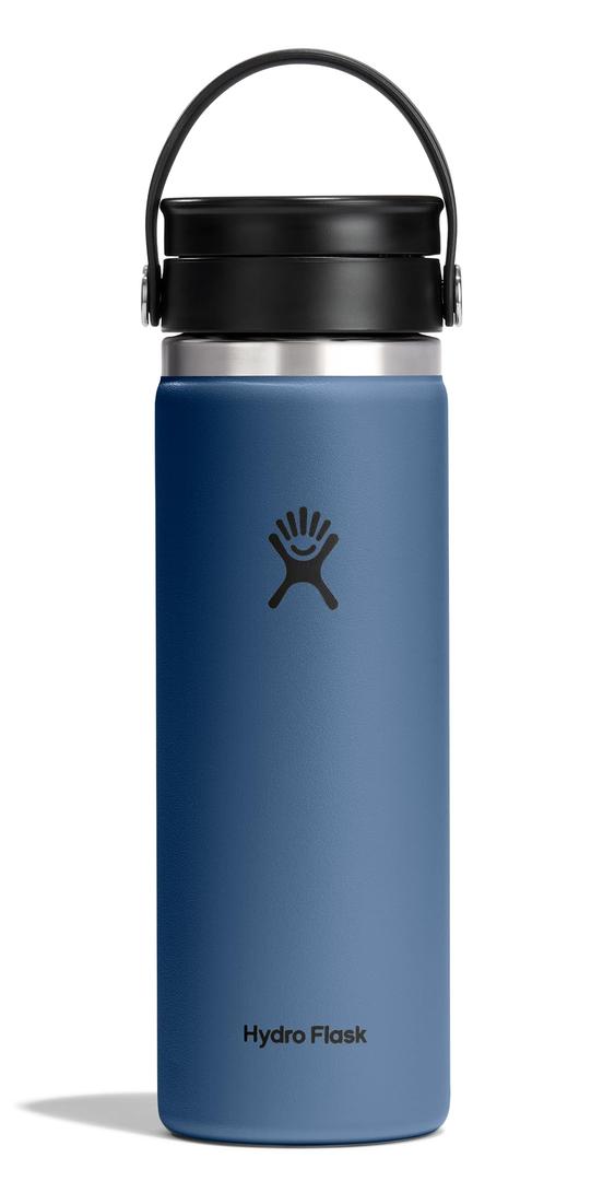 Hydro Flask Flex Sip Coffee Tumbler Insulated Stainless Steel, Non Spill, Leak Proof Travel Cup 20 Oz Harbor Blue