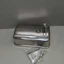 VANNSOO Commercial Soap Dispenser Wall Mount Stainless Steel Manual Liquid Pump Rust-Proof Leak Free for Bathroom (37 fl.oz./1100ml)