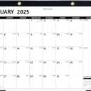 Large Desk Calendar 2025  Jan 2025  Dec 2025, 12 Monthly Desk Calendar, 2025 Desk Calendar, 22'' x 17'', 2025 Desk/Wall Calendar with Desk Pad, To-do Lists, Ruled Blocks, Corner Protectors, Lay Flat