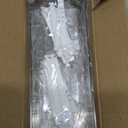 Yesesion 2 Pack Plastic Cable Management Box with Removable Dividers, Clear Cord Storage Organizer with 20 Wire Ties for Desk Drawer, Office Supplies, Electronic Accessories, Battery, Phone Charger