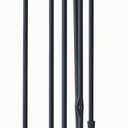 Lichamp Fireplace Tools Set, 5-Pieces Indoor Outdoor Sturdy Fire Place Poker Sets with Retro Gold Handle, FTS45GD