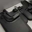 Mud Flaps for 2005-2015 Toyota Tacoma with OEM Fender Flares, No Drill Splash Guards Front & Rear Truck Mud Guards with Hardware Accessories Mudflaps Set(4pcs)