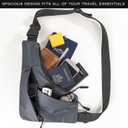 Crossbody Bag - Travel/Sport/Play - Comfortable, Lightweight, Water-Resistant - Everyday Must Have and Travel Essential (Gray)