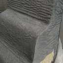 Pet Stairs, Dog Stairs for Small Dogs, Dogs Steps, 3Step Curved Dog Ramp for Bed, Couch, Sofa, Car and Chairs, NonSlip Bottom Design, Cat Scratching Board, High Density Foam Portable Pet Step, Grey 14.5×22in