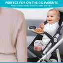 UNIQUIFY Snack Tray Compatible With Uppababy VISTA, VISTA V2, VISTA V3, CRUZ, CRUZ V2, RumbleSeat, and RumbleSeat V2