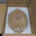 M MCIRCO 4-Piece Glass Casserole Baking Dish, Set of 2 Casseroles With Glass Lids, 1.9 Qt and 3 Qt
