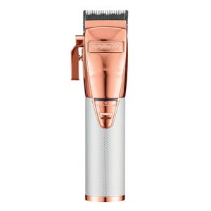 BaBylissPRO FX+ Professional Barber Cord/Cordless Hair Clippers for Men, All Metal, Lithium Battery with 3-Hour Runtime (Rosegold)