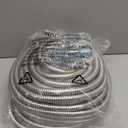Garden Hose 100FT, Water Hose with 10 Function Nozzle, Garden Hose Metal with Leak-proof Connectors, Kink-Free & Ultra Flexible, Rust/Pet/Puncture Proof for Lawn, Yard, RV, Car Wash, 550PSI