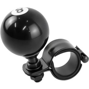 8 Ball Steering Wheel Knob Spinner, 360 Degrees Rotation Suicide Knob Spinner Handle, Universal Car Steering Wheel Booster, for Car Truck Tractor Semi