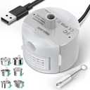 Ultra-Quiet Replacement Pump for Stainless Steel Cat Water Fountains - SMA-800 Motor - Safe and Easy to Clean with Low Voltage DC 5V and USB Cable (Pump+Brush)