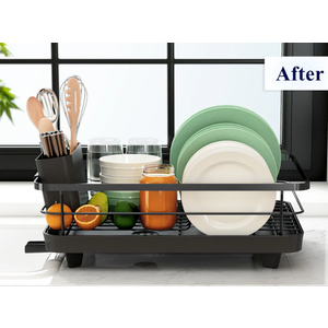 Kitsure

Dish Drying Rack- Space-Saving Dish Rack, Dish Racks for Kitchen Counter
