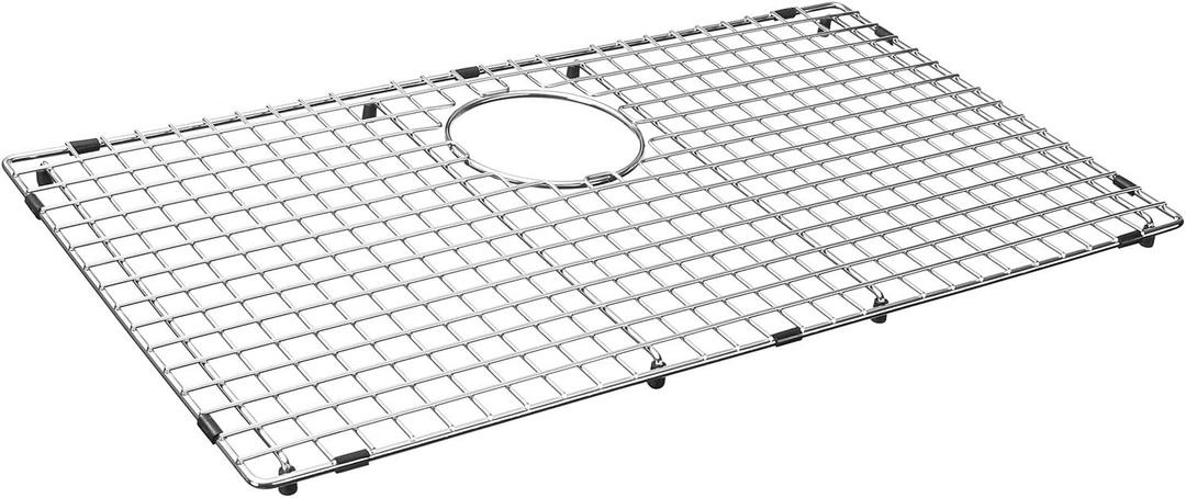 Serene Valley Sink Bottom Grid 29-1/2" X 14-9/16", Rear Drain with Corner Radius 3/8", Sink Protector NDG3015R, Medium
