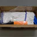 Loop-End String Mop Heavy Duty Commercial Industrial Mops with 2 Extra Mop Heads Replacement, 59 Inch Cotton Wet Mop for Floor Cleaning