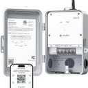 DEWENWILS Matter Smart WiFi Pool Pump Timer, 240VAC, 3HP 40A, Heavy Duty Timer Switch, Works with Apple HomeKit, Amazon Alexa, Google Home, SmartThings, 2.4GHz WiFi Only, ETL Listed