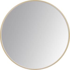 La Pastiche Alais Round Gold Metal Framed Mirror, 24" x 24"